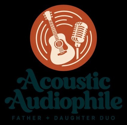 Official Acoustic Audiophile logo artwork on a dark background from the Texas Christkindl Market site.
