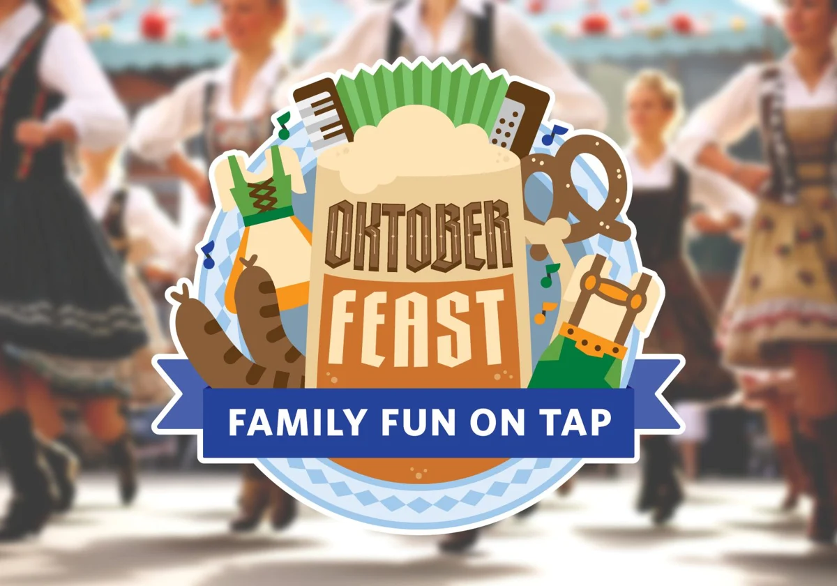 Official yearless OktoberFEAST event branding from the city’s current event page.