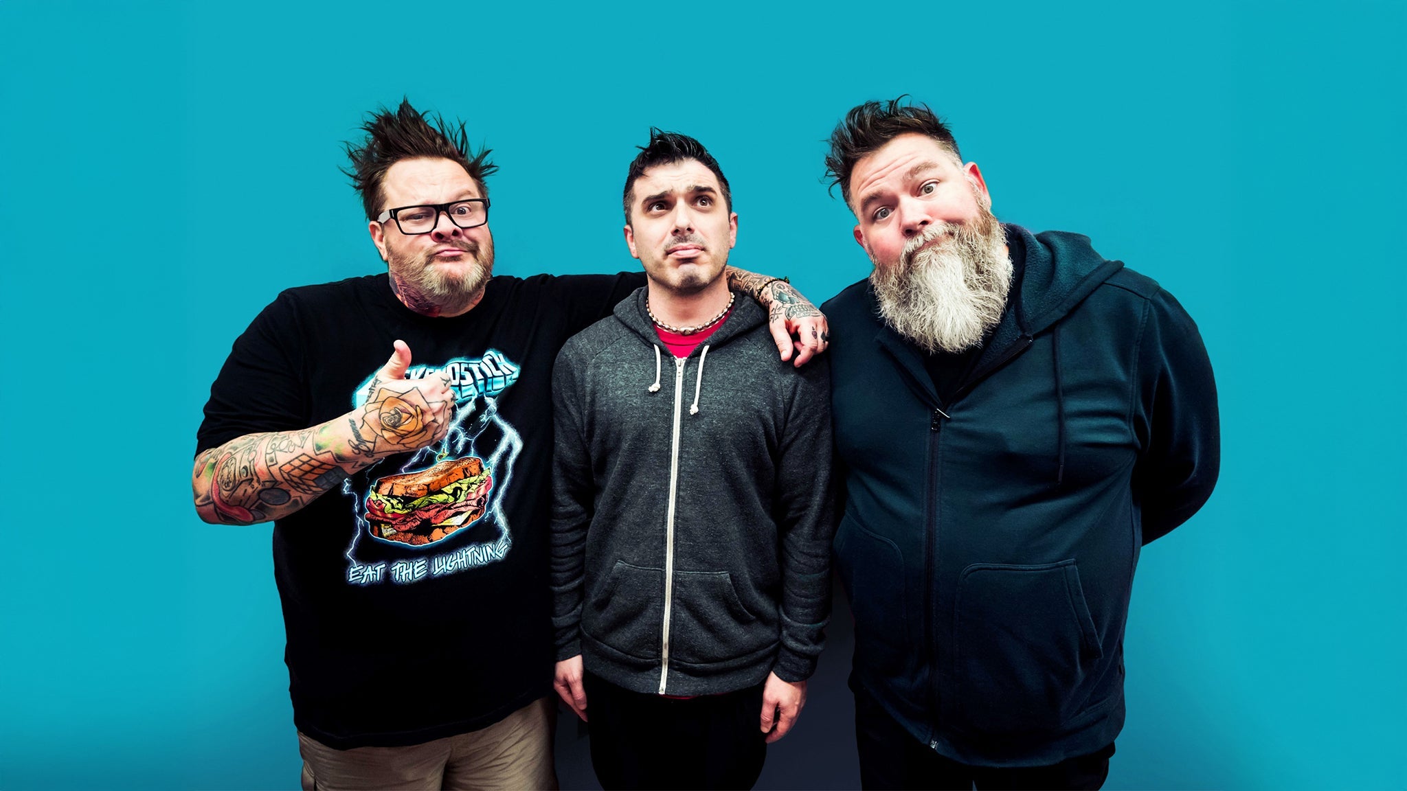 Official promotional artwork for the Bowling for Soup show at House of Blues Houston.
