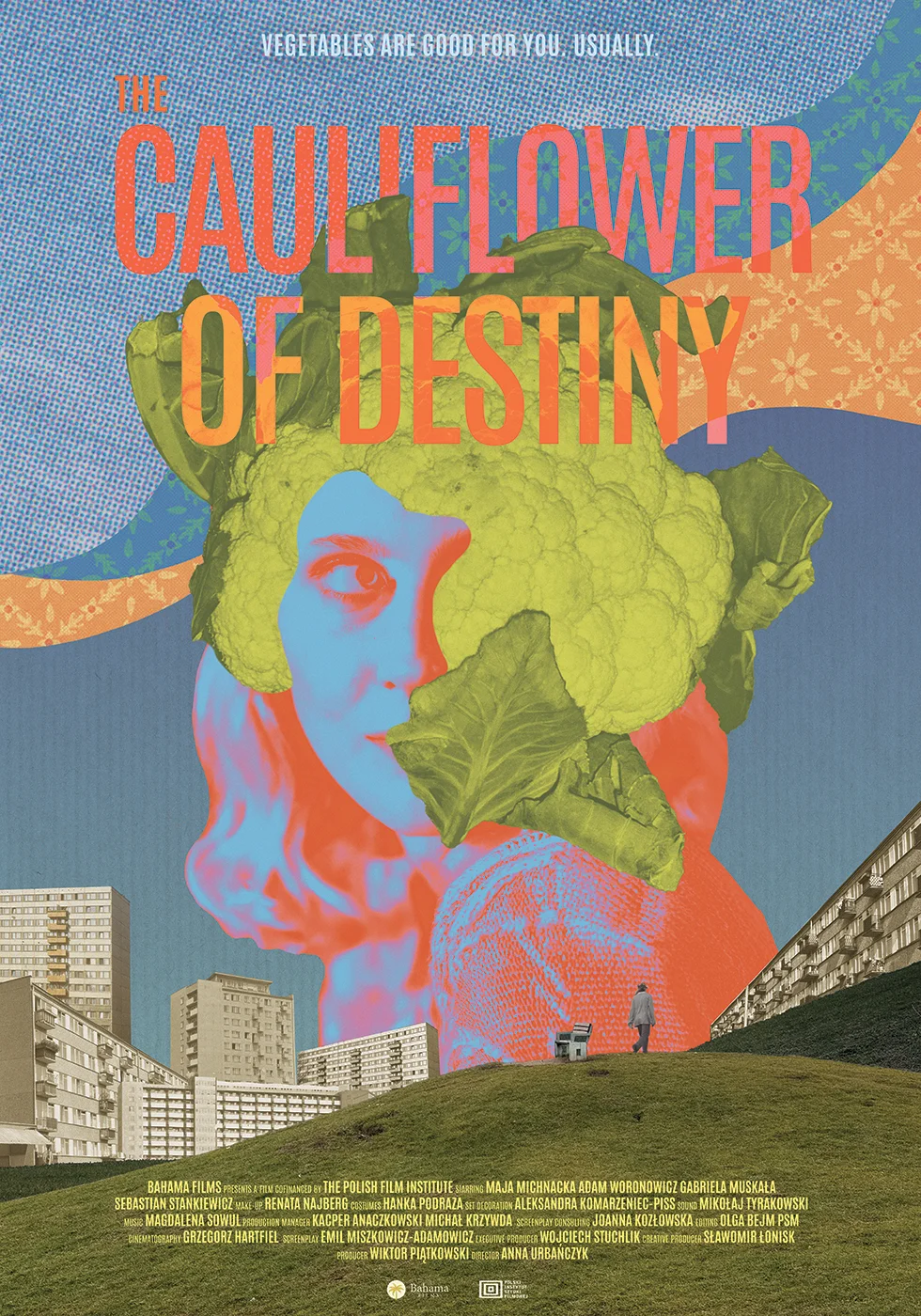 Official film poster for The Cauliflower of Destiny; festival showtime is listed separately.