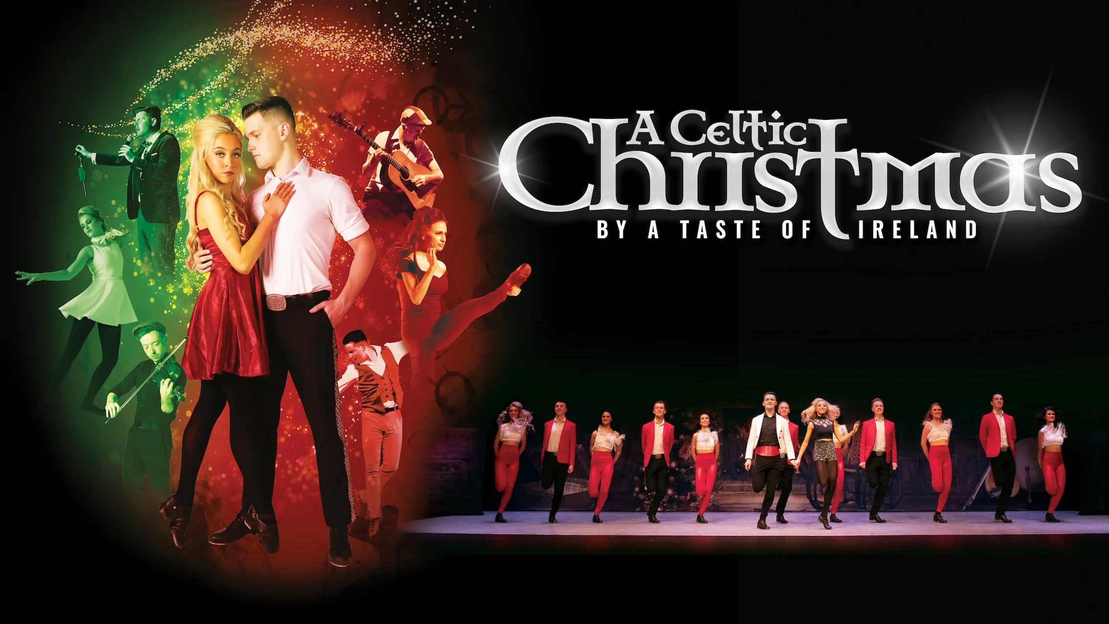 Official A Celtic Christmas by A Taste of Ireland production artwork.