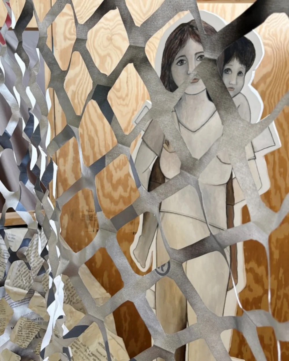 Official Claudia Maysen exhibition artwork supplied by Oak Cliff Cultural Center.