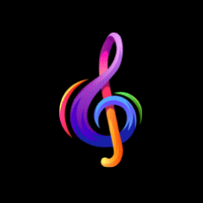 Official Karya Siddhi Hanuman Temple cultural-program music mark; a graphic, not a performance photograph.