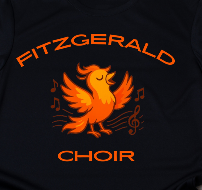 Official Fitzgerald Elementary Choir logo from the Texas Christkindl Market entertainment schedule.
