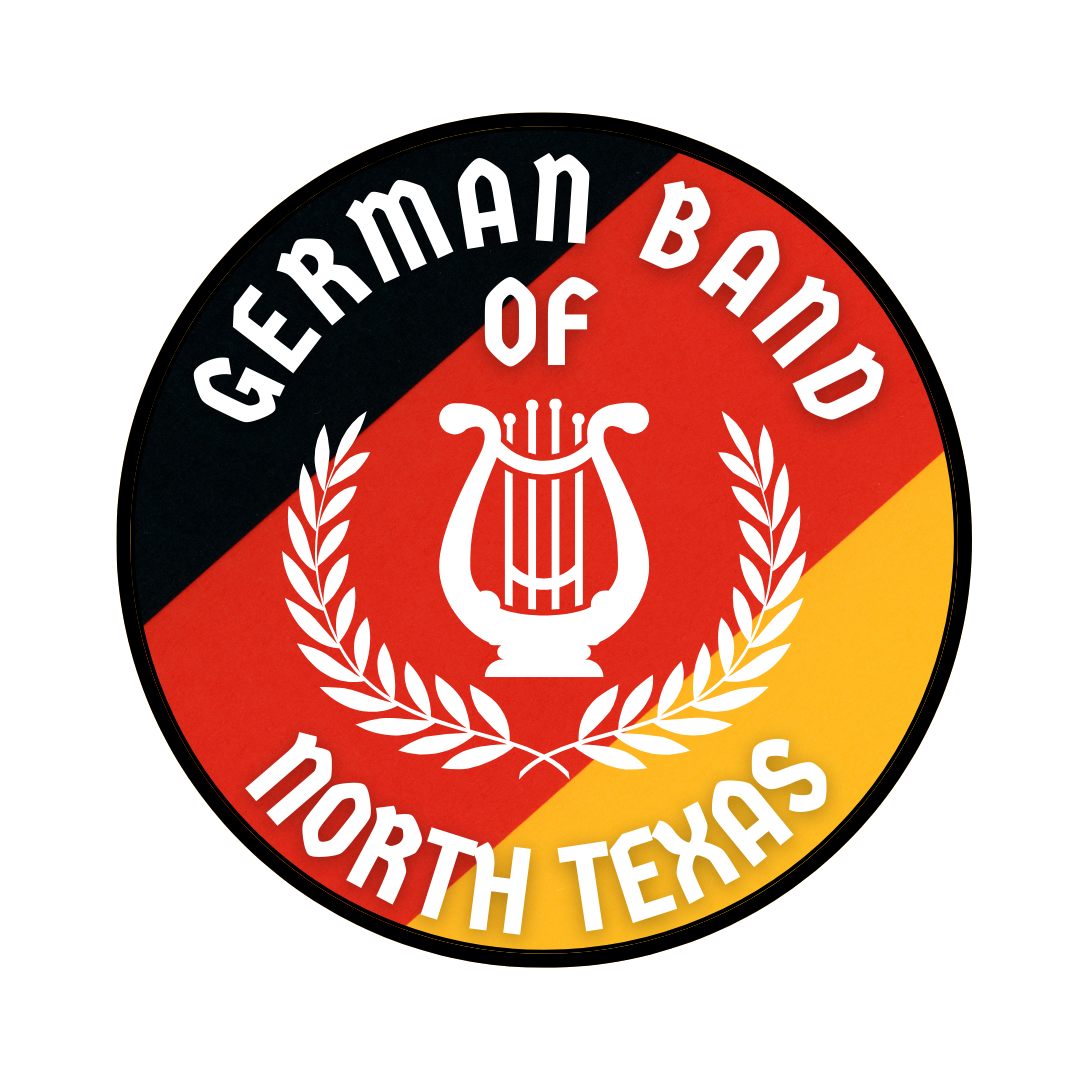 Official artwork for the German Band of North Texas performance at the Texas Christkindl Market.