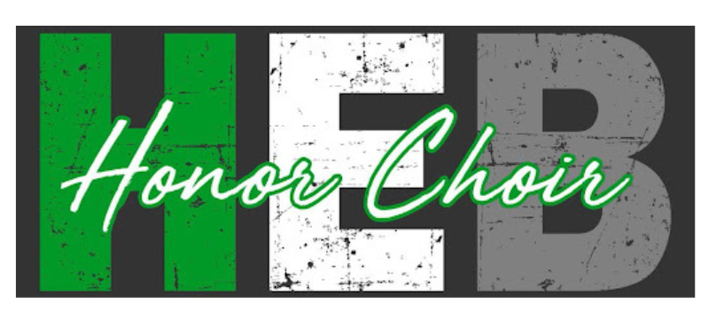Official logo artwork for the HEB Elementary Honor Choir from the market's entertainment schedule.