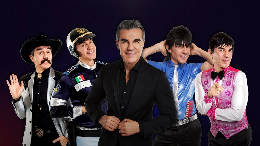 Official venue-provided promotional image for Adrian Uribe: 50 y Pico Tour.