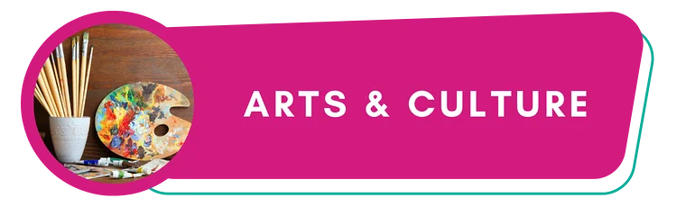 Official Harris County Public Library arts and culture banner; not a workshop photograph.