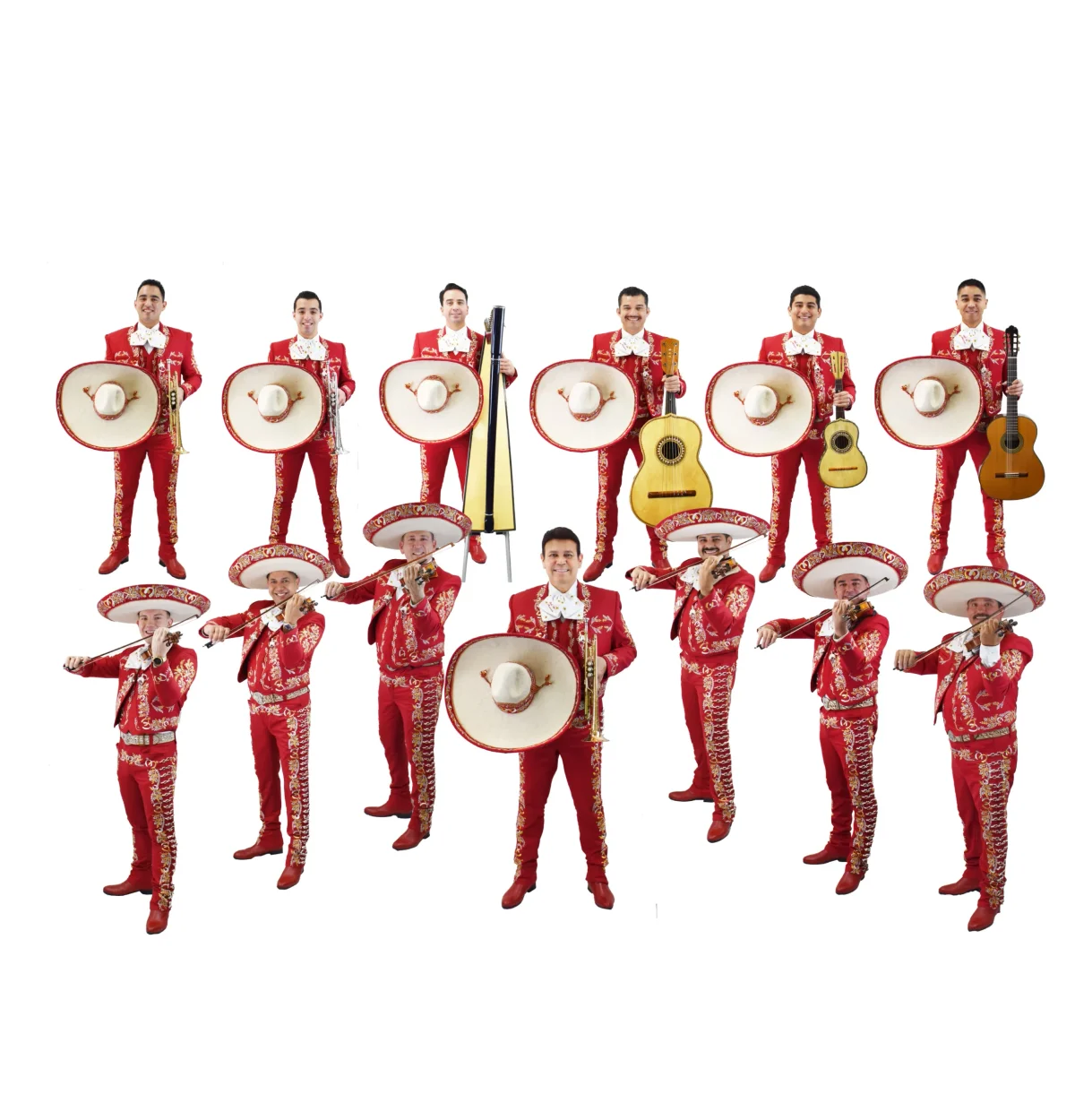 Official publicity photograph of Mariachi Sol de México; not a photograph of the upcoming show.