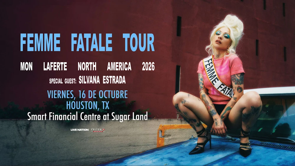 Official venue promotional image for Mon Laferte with Silvana Estrada — Femme Fatale.
