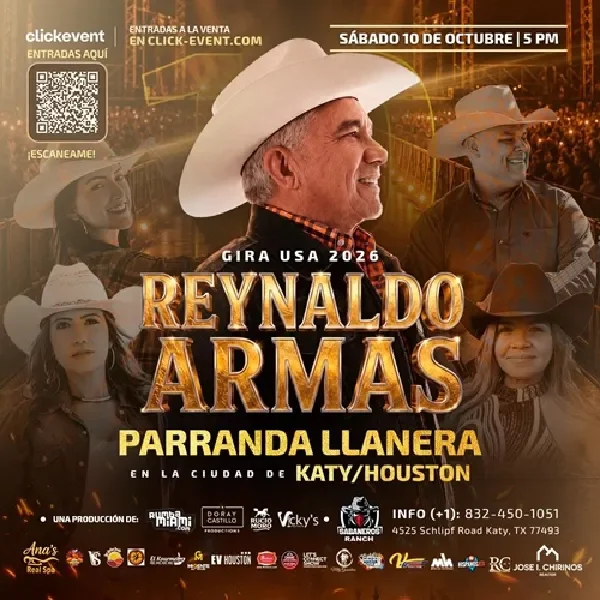 Official organizer artwork for Reynaldo Armas — Parranda Llanera.
