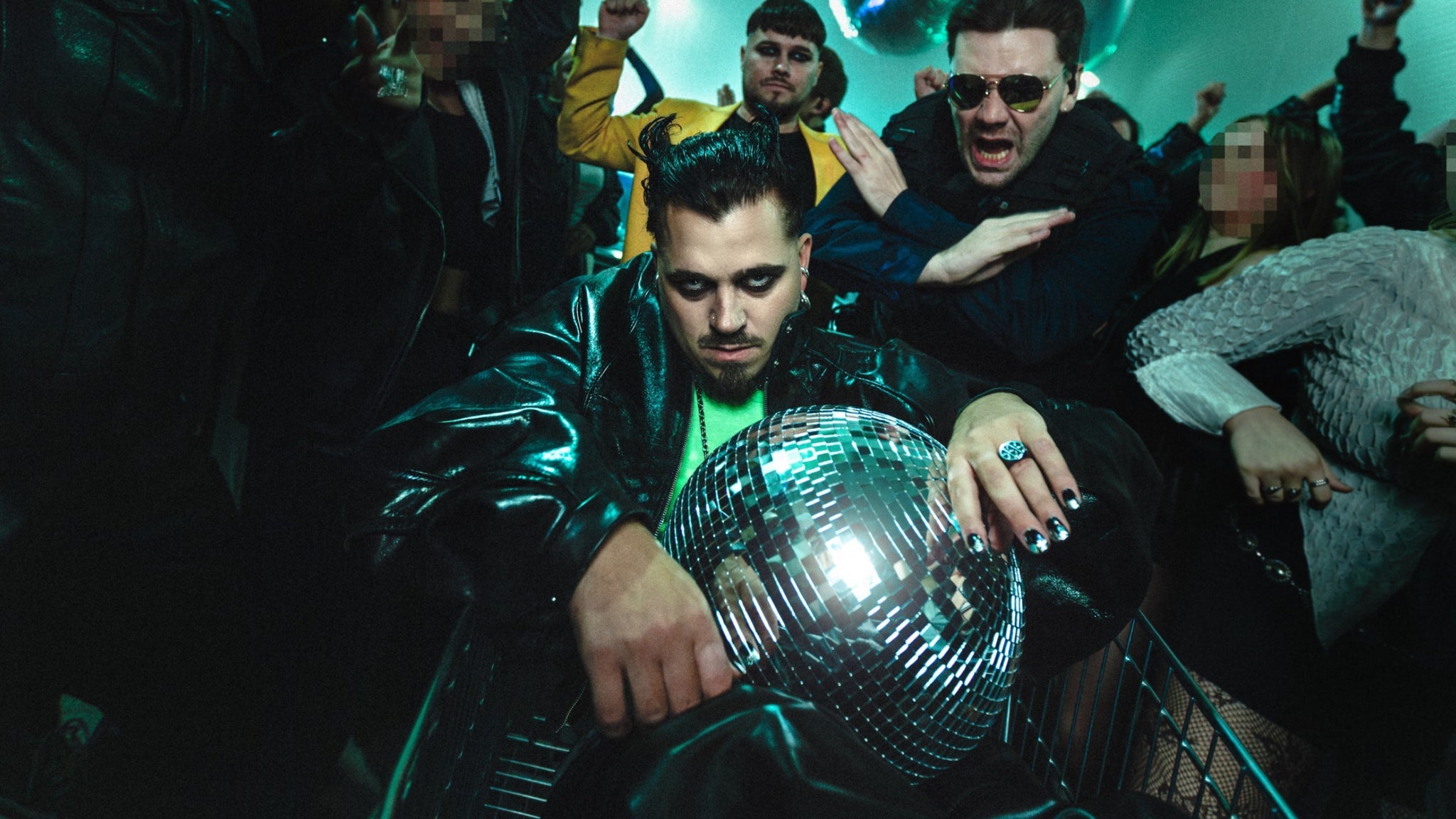 Official promotional artwork for Käärijä's Eurodisko World Tour from the Live Nation listing.