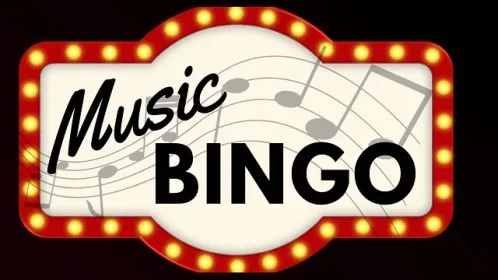 Official Music Bingo promotional image from The Celt's events calendar.