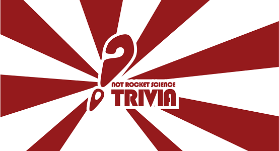 Official artwork for Not Rocket Science Trivia from The Celt's events calendar.