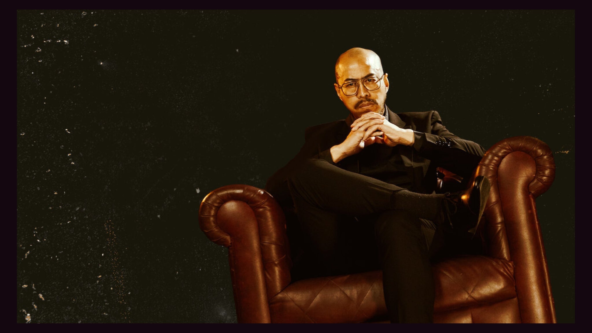 Official promotional artwork for Pandji's show at Punch Line Houston.