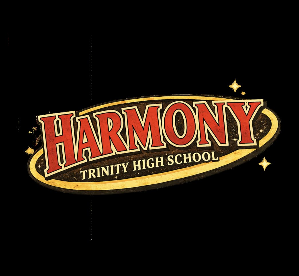 Official artwork for the Trinity High School Harmony Show Choir performance listed on the Texas Christkindl Market entertainment page.