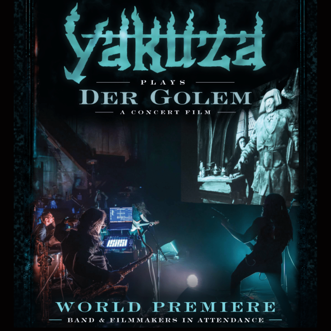 Official artwork for the Yakuza Der Golem screening, as provided on the theatre's events page.